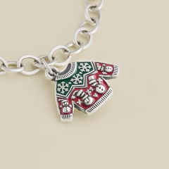 Enamel Christmas Sweater Charm