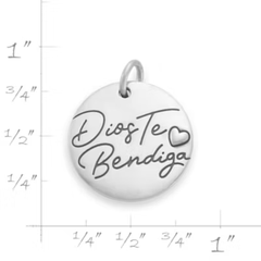 "Dios Te Bendiga" Charm