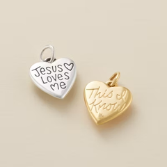 Jesus Love Me Charm
