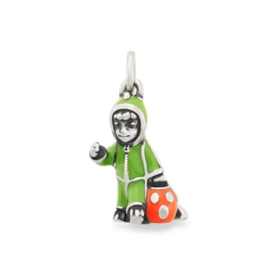 Enamel Halloween Dinosaur Costume Charm