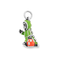 Enamel Halloween Dinosaur Costume Charm