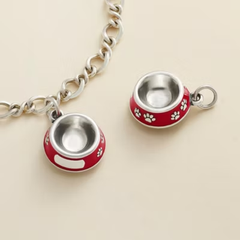 Enamel Pet Bowl Charm
