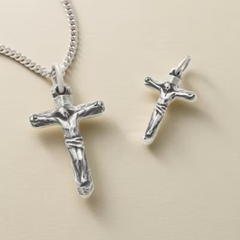 Chiseled Crucifix Pendant