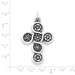 Flowering Cross Pendant