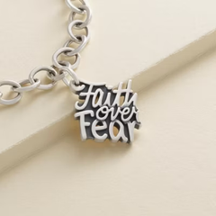 Faith Over Fear Charm