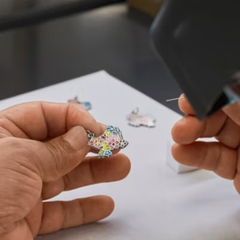 Enamel Texas Wildflower Charm