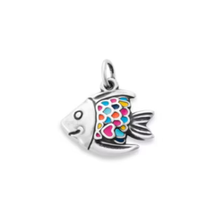 Enamel Happy Fish Charm