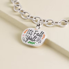 Enamel It's Fall Y'all Charm