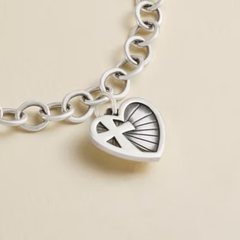 God's Light Heart Charm