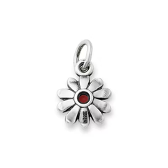 Floral Gemstone Charm