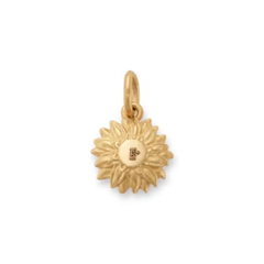 Pave Diamond Sunflower Pendant