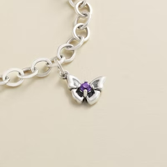 Butterfly Gemstone Charm