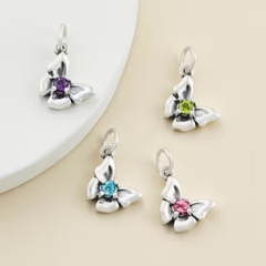Butterfly Gemstone Charm