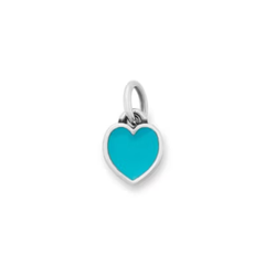 Enamel Connected Hearts Charm