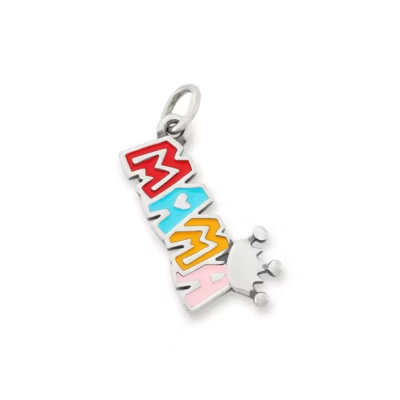 Enamel Mama Rules Charm
