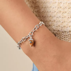 Enamel Pumpkin Pie Charm