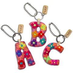 Consuela Alphabet Felt Handbag Charm