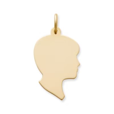 Boy Silhouette Charm