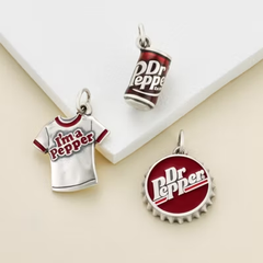 Enamel "Dr Pepper" Charm