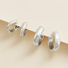 Hinged Huggie Earrings