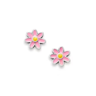 Enamel Mini Flower Studs