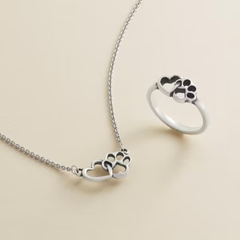 Furry Friends Heart Ring