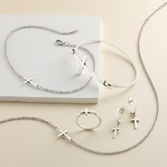 Horizon Cross Hook-On Bracelet