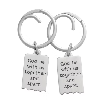 Mizpah Key Chain Set