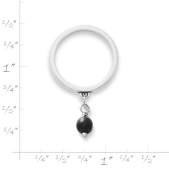 Glass Enhancer Bead Dangle Ring