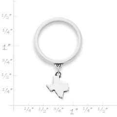 Texas Mini Charm Dangle Ring