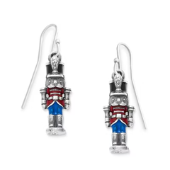 Enamel Nutcracker Earrings