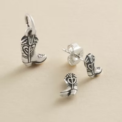 Mini Cowgirl Boot Charm