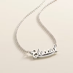 "Blessed" Necklace