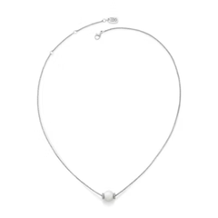 Beaded Cultured Pearl Slider Necklace