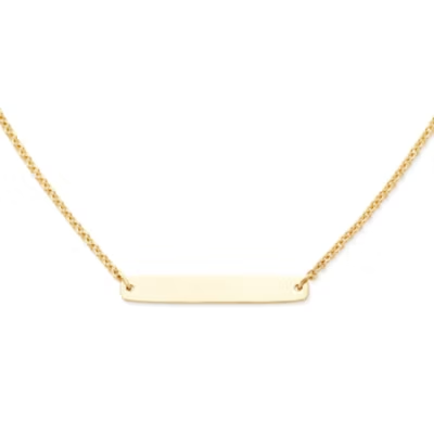Engravable Horizon Necklace