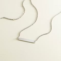 Engravable Horizon Necklace