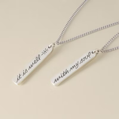 "It Is Well With My Soul" Necklace