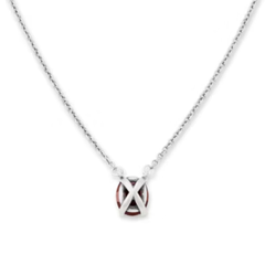 Oval Gemstone Necklace