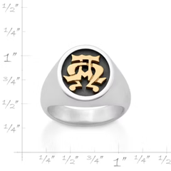 Alpha and Omega Ring