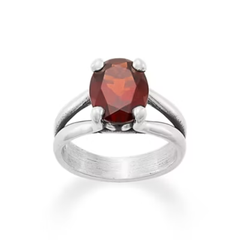 Oval Gemstone Ring