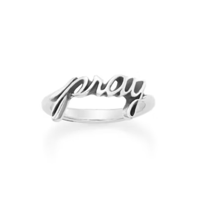 "Pray" Ring