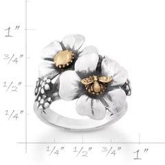 Blossoms and Bee Ring