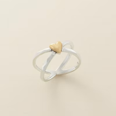 Cross Your Heart Ring