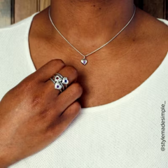 Keepsake Heart Birthstone Ring