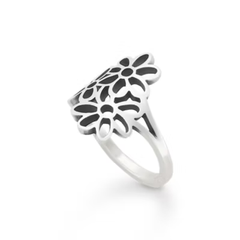 Open Floral Ring