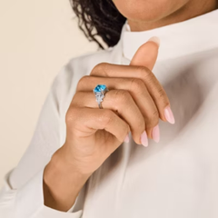 Trellis Gemstone Ring