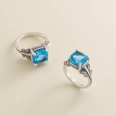 Trellis Gemstone Ring