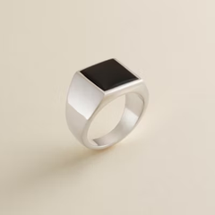 Classic Gemstone Signet Ring