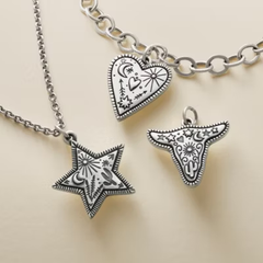 Western Sky Steer Charm